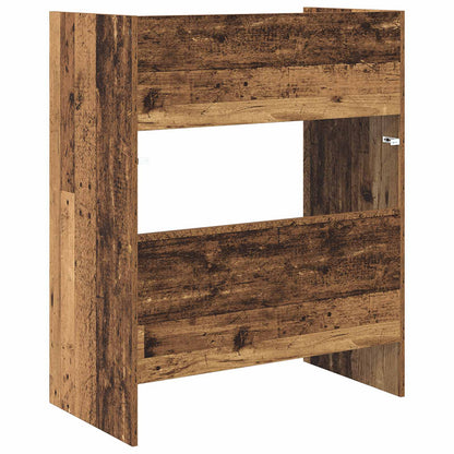 DJ Table Old Wood 82 x 45 x 102 cm Engineered Wood