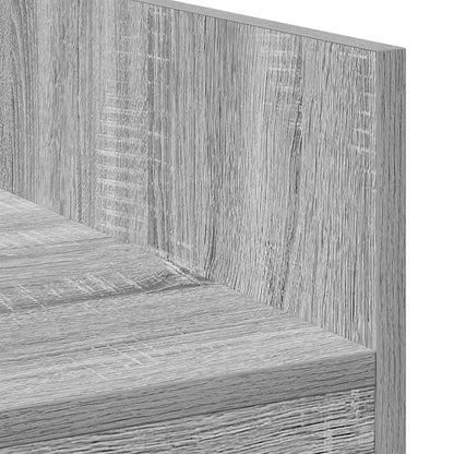 DJ Table Grey Sonoma 62 x 45 x 102 cm Engineered Wood