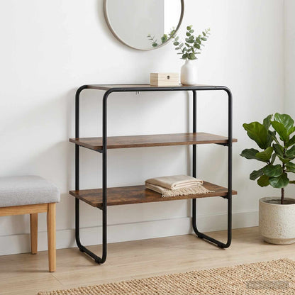 Console Table Smoked Oak 60 x 41 x 75 cm Engineered Wood