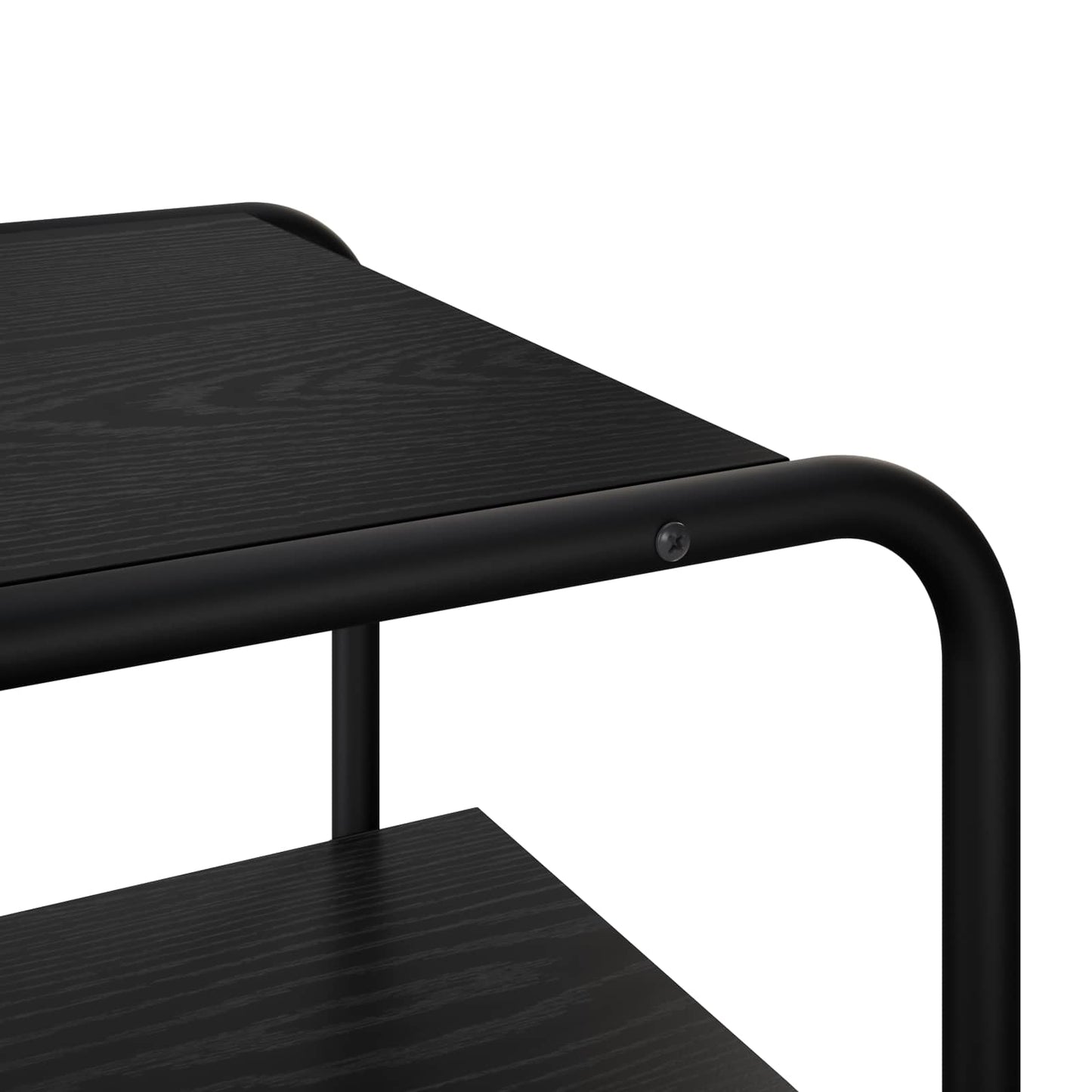 Console Table Black Oak 80 x 41 x 75 cm Engineered Wood