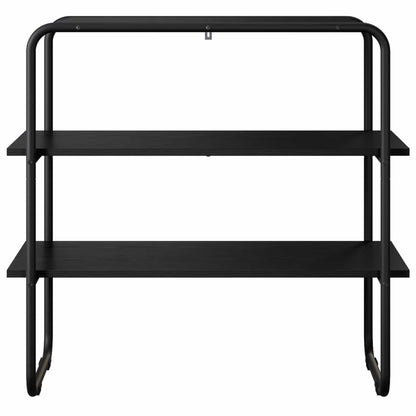 Console Table Black Oak 80 x 41 x 75 cm Engineered Wood