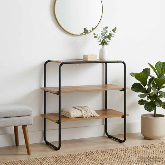 Console Table Artisan Oak 80 x 41 x 75 cm Engineered Wood