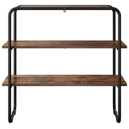 Console Table Smoked Oak 100 x 41 x 75 cm Engineered Wood