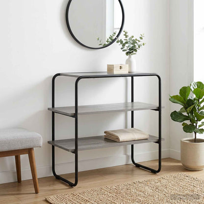 Console Table Grey Sonoma 100 x 41 x 75 cm Engineered Wood
