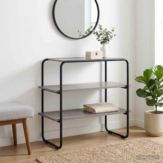 Console Table Grey Sonoma 100 x 41 x 75 cm Engineered Wood