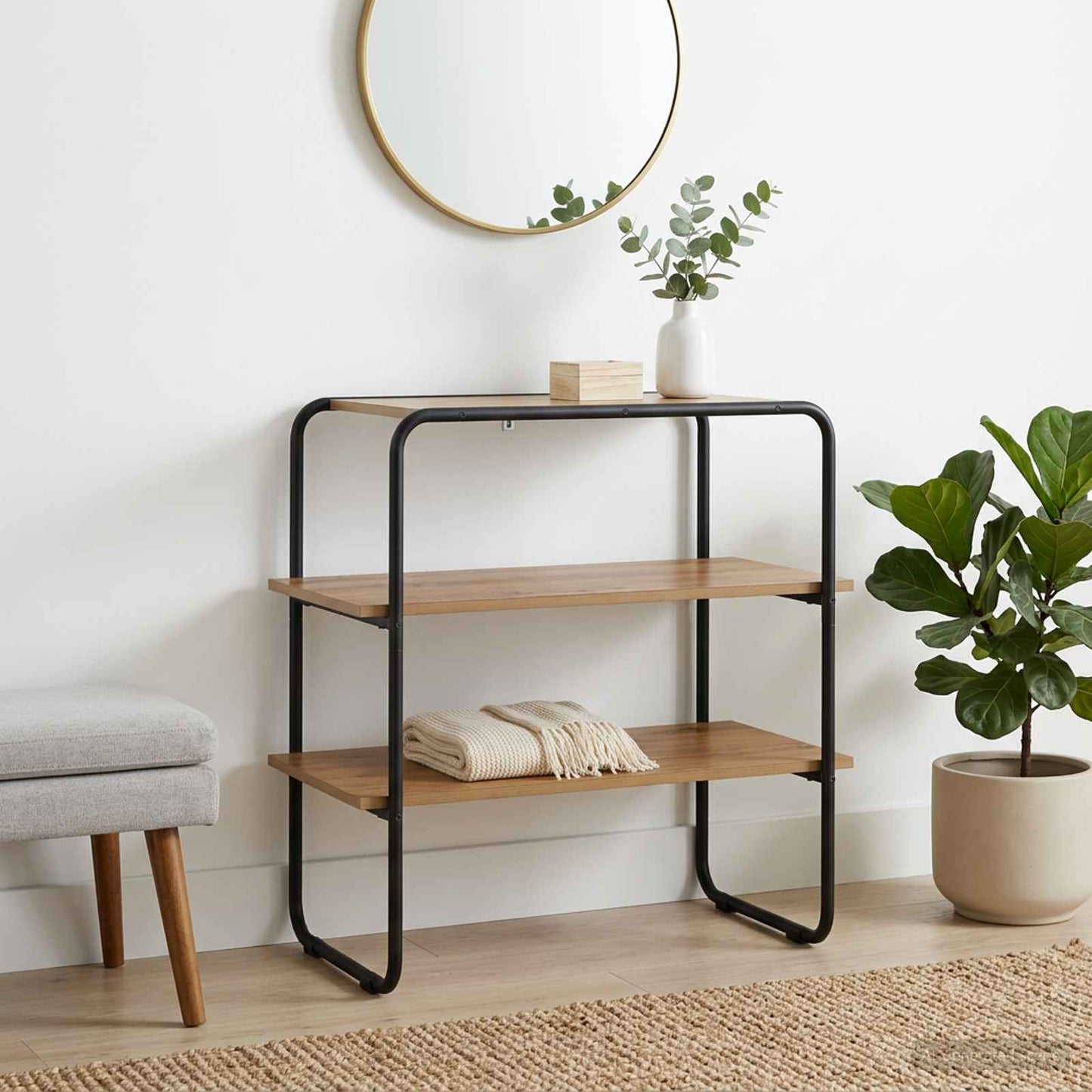 Console Table Artisan Oak 100 x 41 x 75 cm Engineered Wood