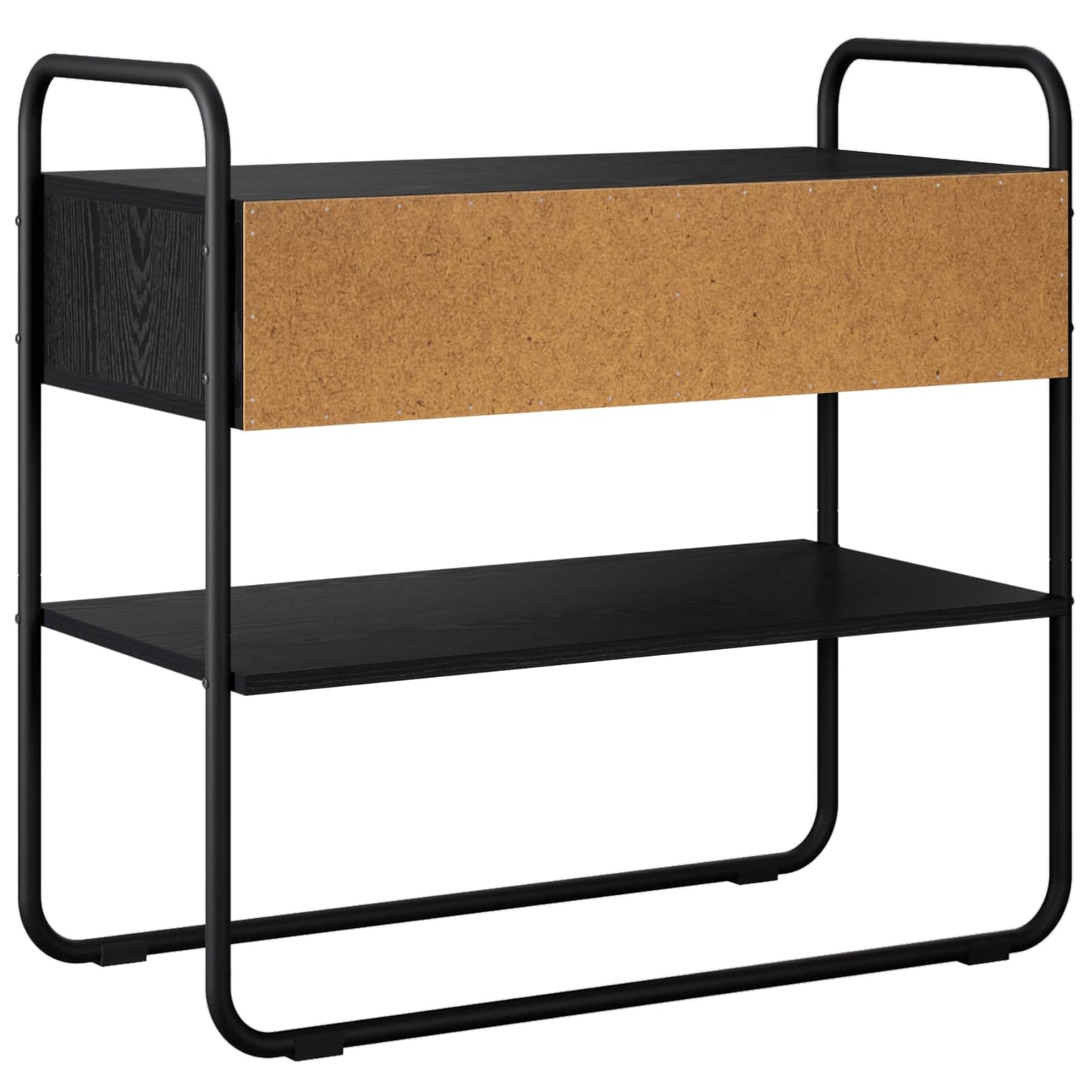 Console Table Black Oak 80 x 40 x 75 cm Engineered Wood