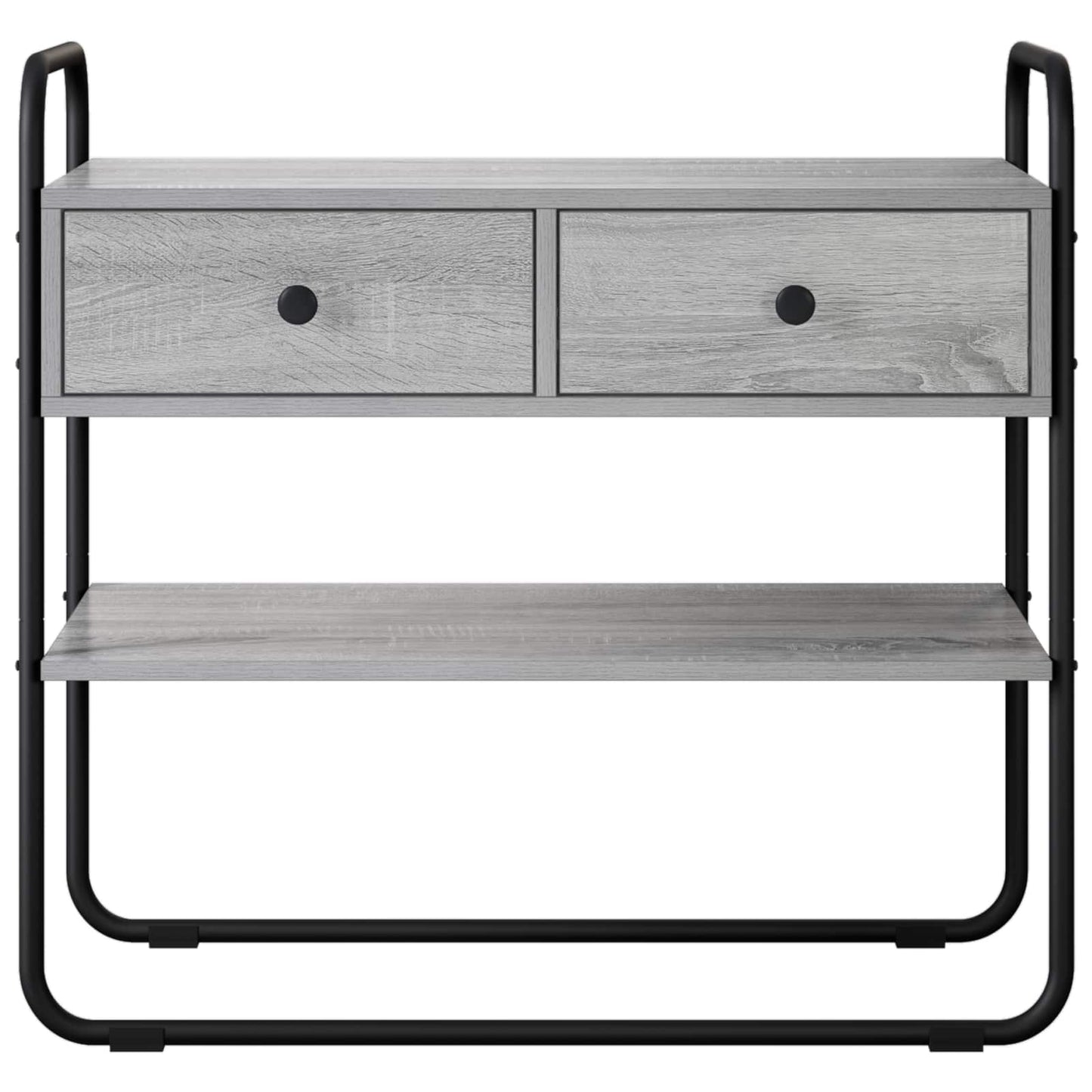 Console Table Grey Sonoma 80 x 40 x 75 cm Engineered Wood
