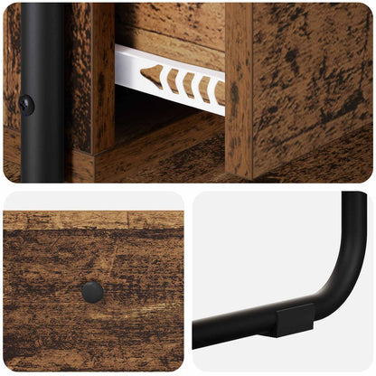 Console Table Old Wood 80 x 40 x 75 cm Engineered Wood