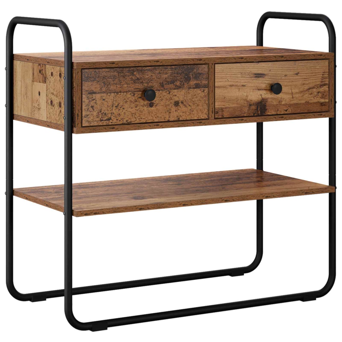Console Table Old Wood 80 x 40 x 75 cm Engineered Wood