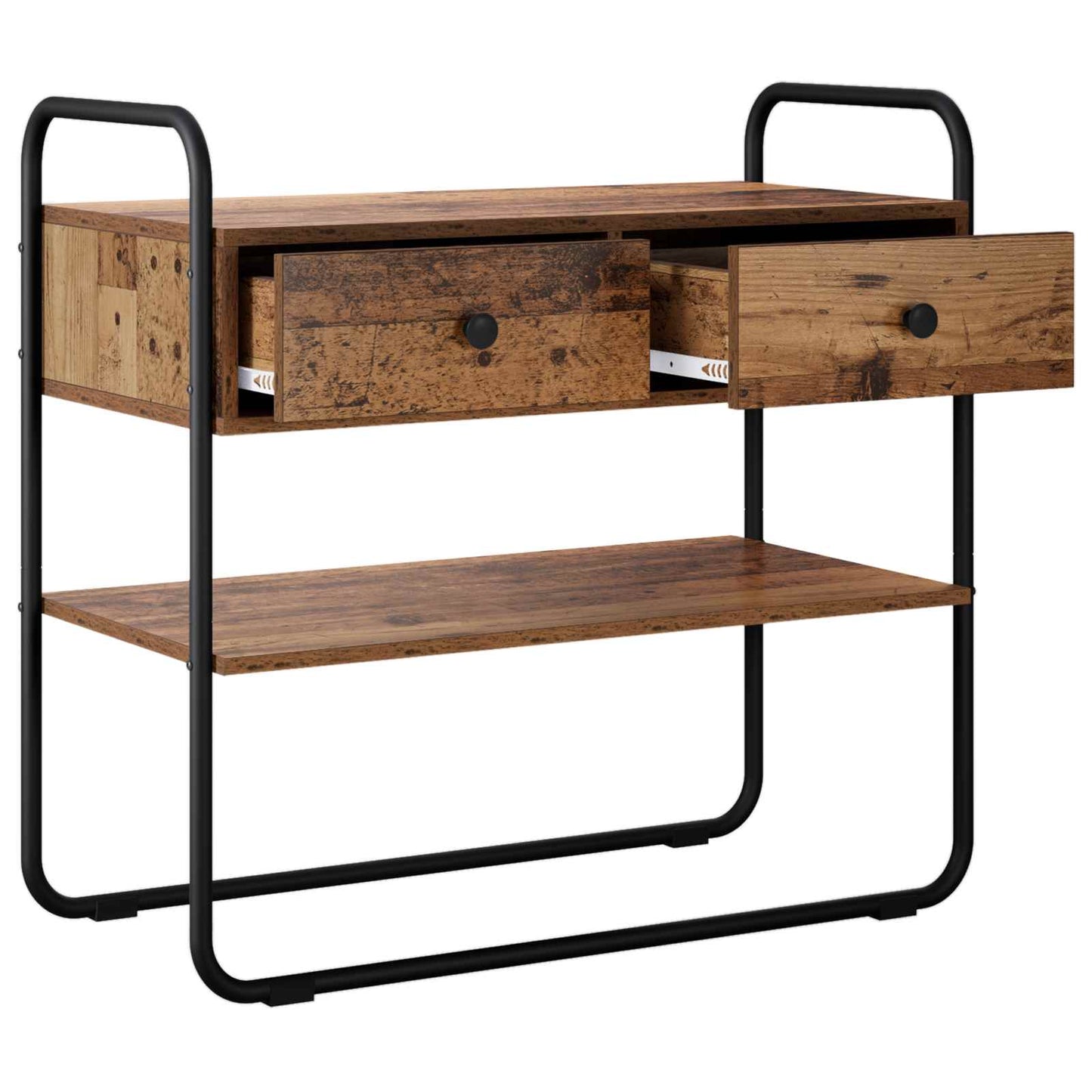 Console Table Old Wood 80 x 40 x 75 cm Engineered Wood