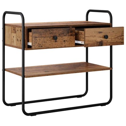 Console Table Old Wood 80 x 40 x 75 cm Engineered Wood