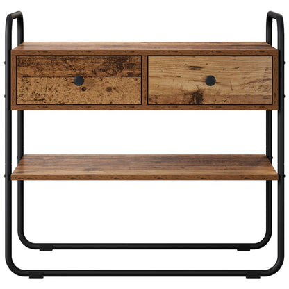 Console Table Old Wood 80 x 40 x 75 cm Engineered Wood