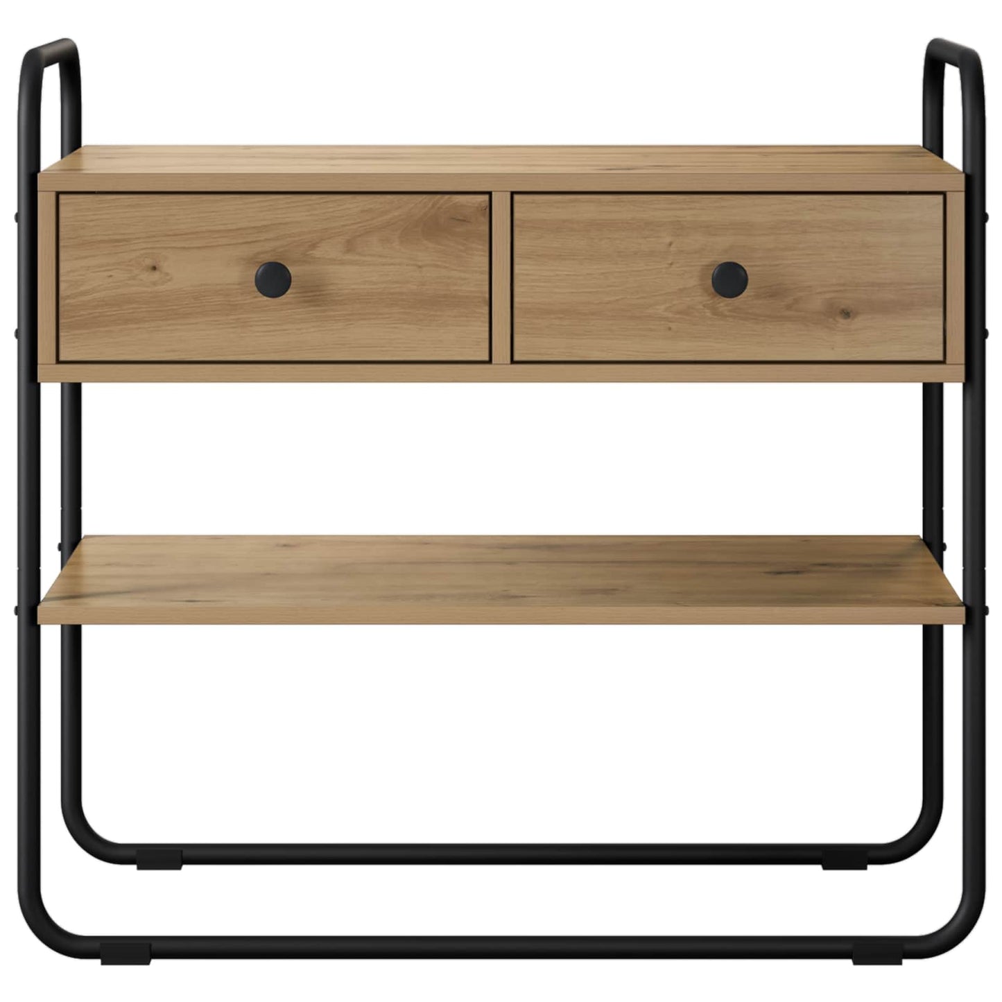 Console Table Artisan Oak 80 x 40 x 75 cm Engineered Wood
