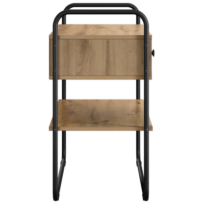 Console Table Artisan Oak 80 x 40 x 75 cm Engineered Wood