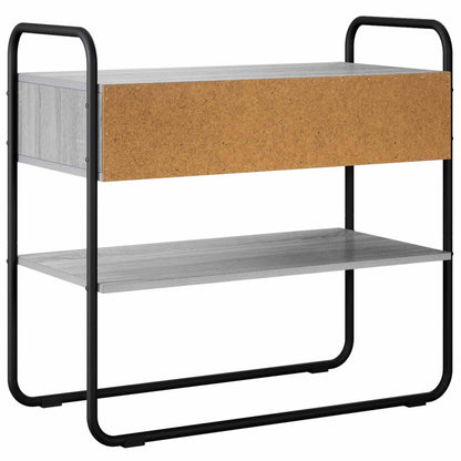 Console Table Grey Sonoma 100 x 40 x 75 cm Engineered Wood