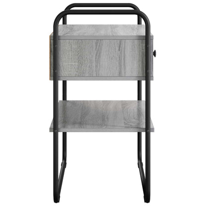 Console Table Grey Sonoma 100 x 40 x 75 cm Engineered Wood