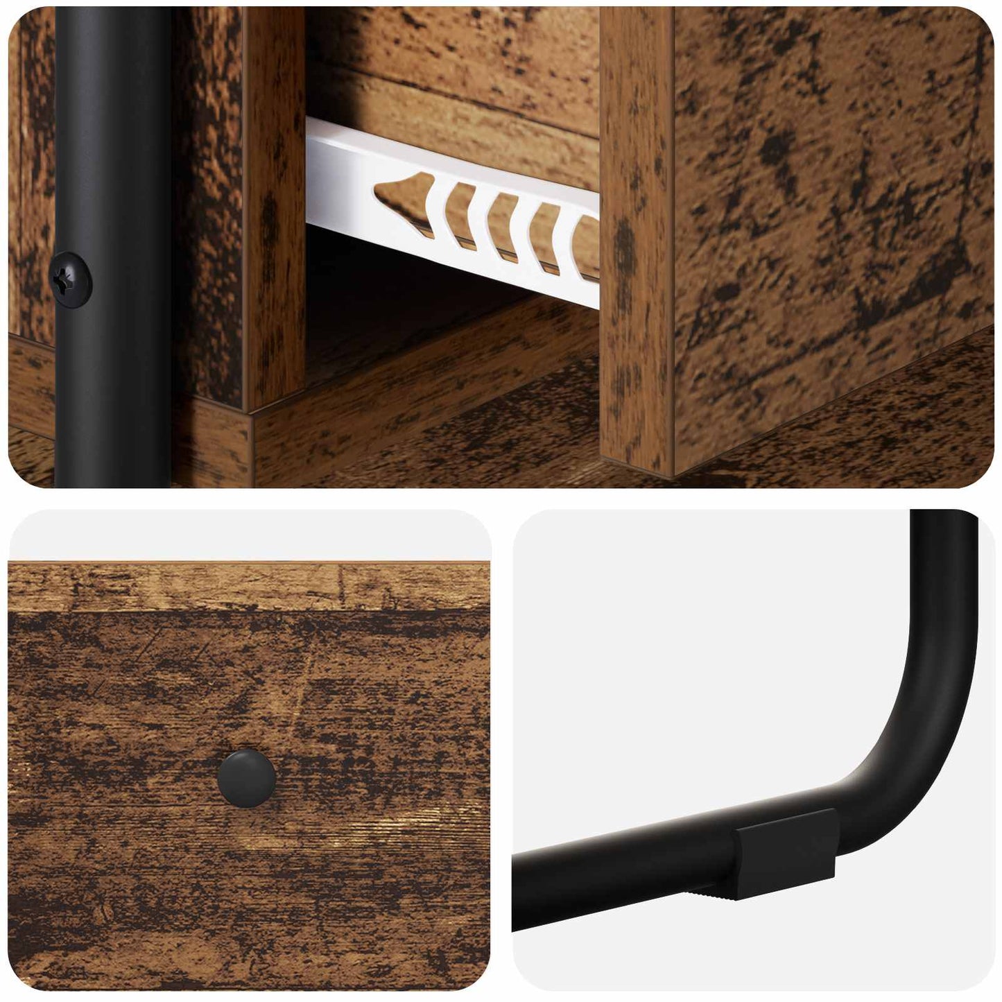 Console Table Old Wood 100 x 40 x 75 cm Engineered Wood