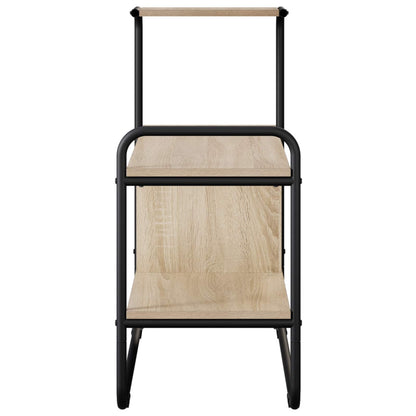 Console Table Sonoma Oak 80 x 35 x 75 cm Engineered Wood