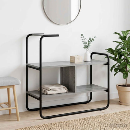 Console Table Grey Sonoma 80 x 35 x 75 cm Engineered Wood