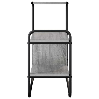 Console Table Grey Sonoma 80 x 35 x 75 cm Engineered Wood