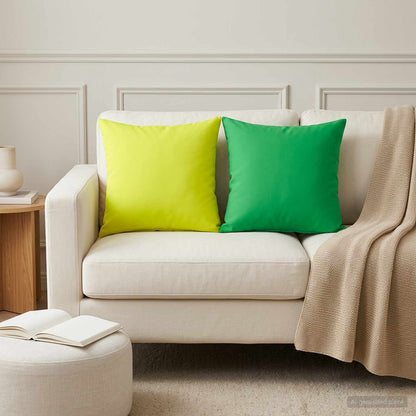 Throw Pillow 12 pcs HEERLEN Green 40 x 40 cm Polyester