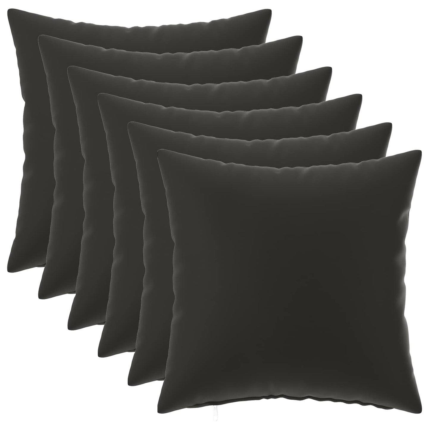 Cushion Cover 6 pcs HEERLEN Multicolour 30 x 30 cm Polyester