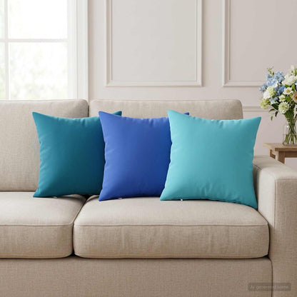 Cushion with Pillow HEERLEN 12 pcs Royal Blue Polyester