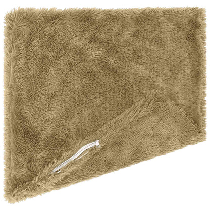 Cushion Cover 6 pcs HEERLEN Light Green 30 x 30 cm PV Fleece