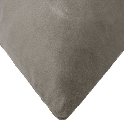 Cushion Cover 2 pcs HEERLEN Light Grey 30 x 50 cm Velvet