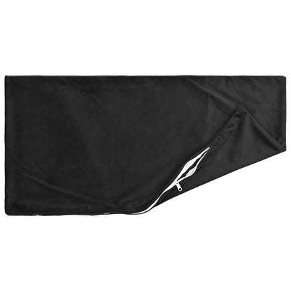 Cushion Cover 2 pcs HEERLEN Black 30 x 50 cm Velvet