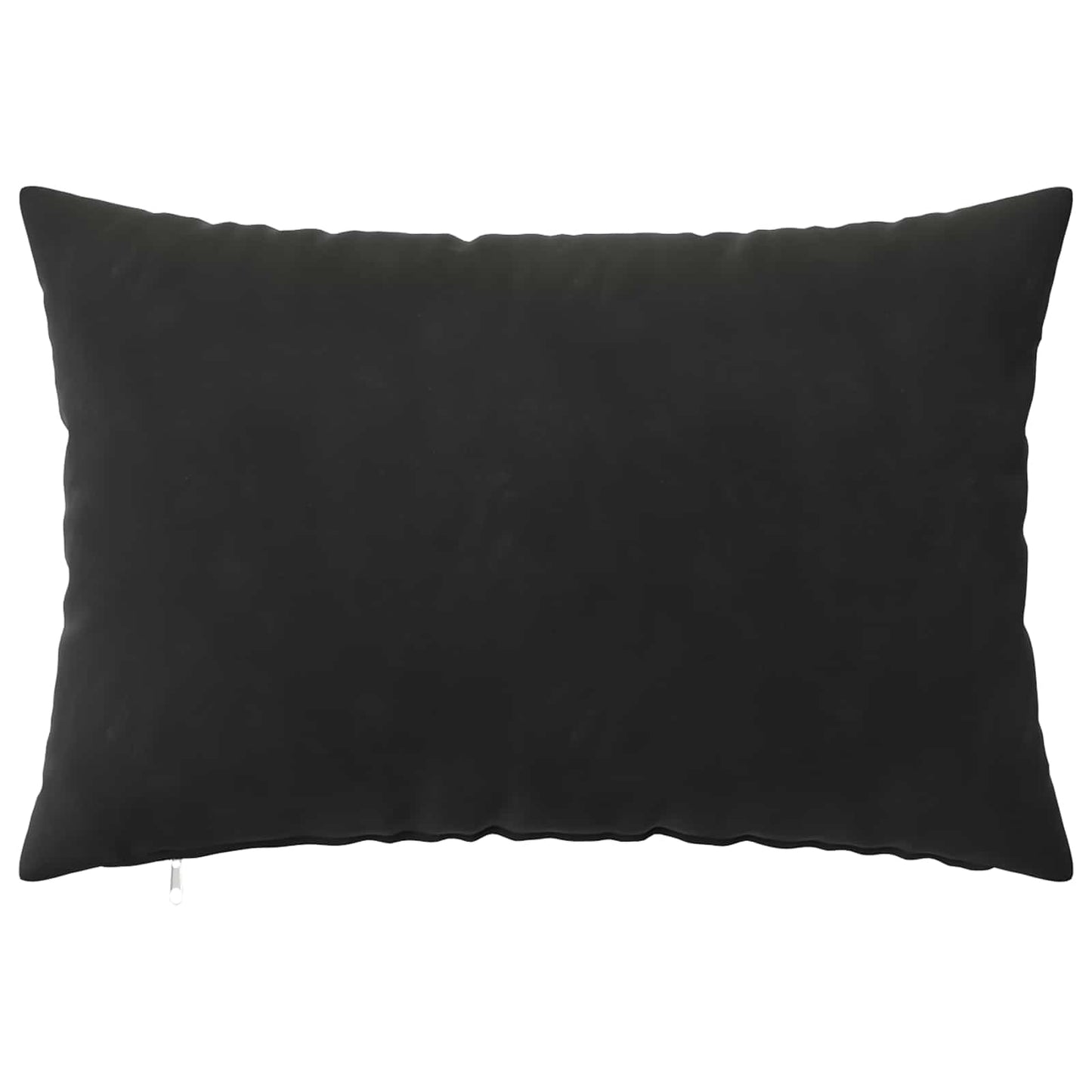 Cushion Cover 6 pcs HEERLEN Black 30 x 50 cm Velvet
