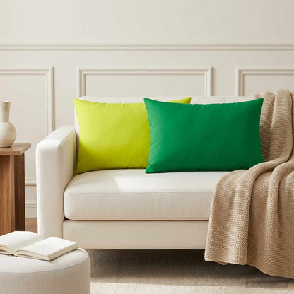Cushion with Pillow HEERLEN 6 pcs Green Polyester