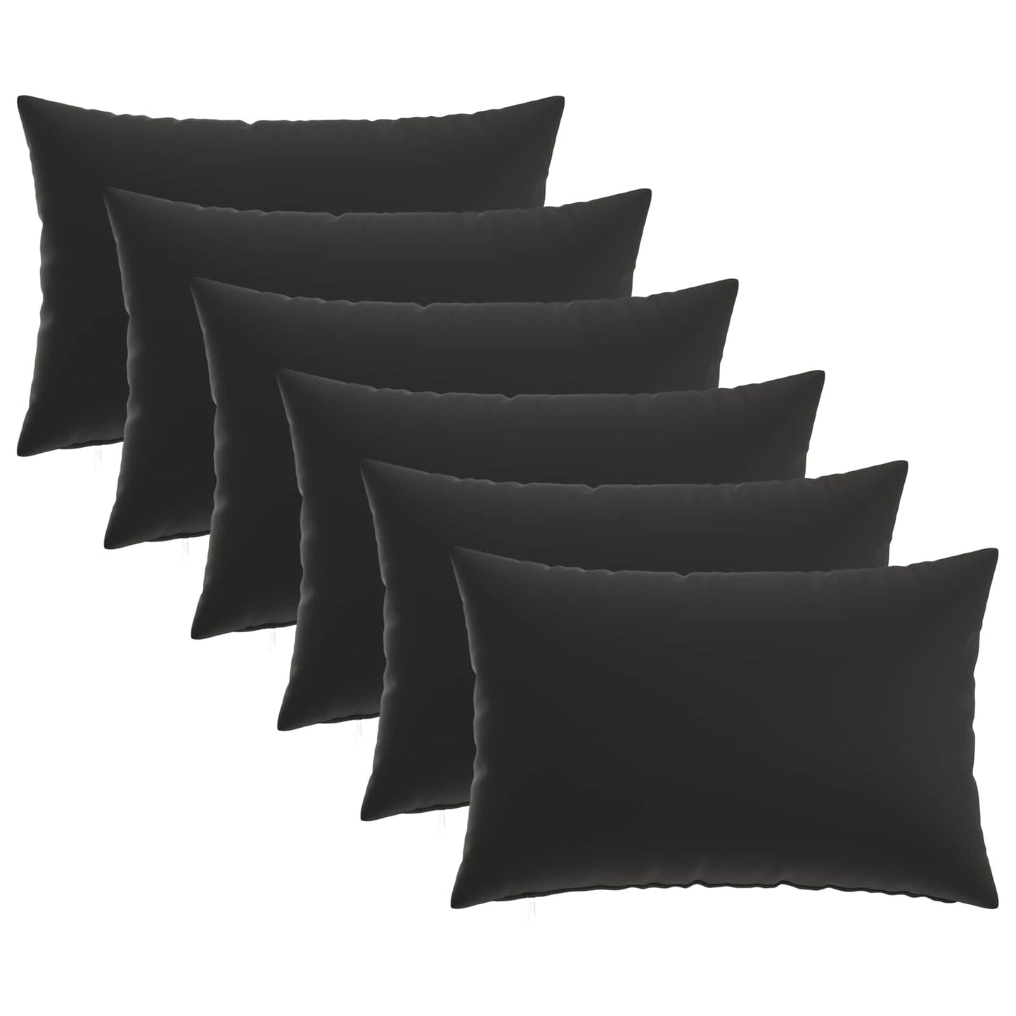 Cushion Cover 6 pcs HEERLEN Multicolour 30 x 50 cm Polyester