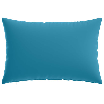 Cushion Cover 6 pcs HEERLEN Light Blue 30 x 50 cm Polyester