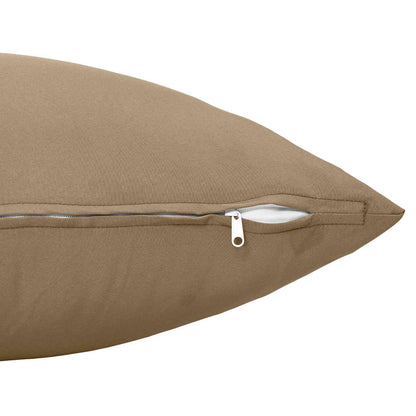 Cushion Cover 6 pcs HEERLEN Taupe 30 x 50 cm Polyester
