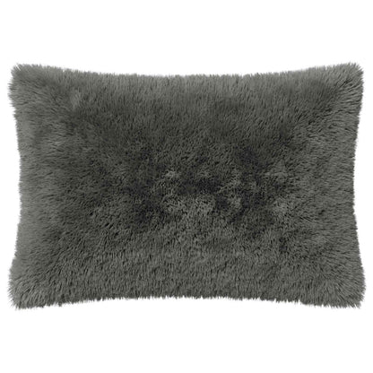 Cushion Cover 6 pcs HEERLEN Light Grey 30 x 50 cm PV Fleece