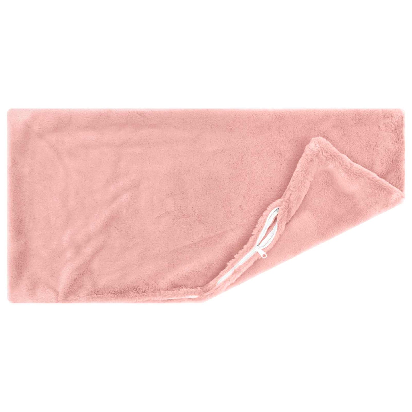 Cushion Cover 6 pcs HEERLEN Pink 30 x 50 cm Faux Rabbit Fur