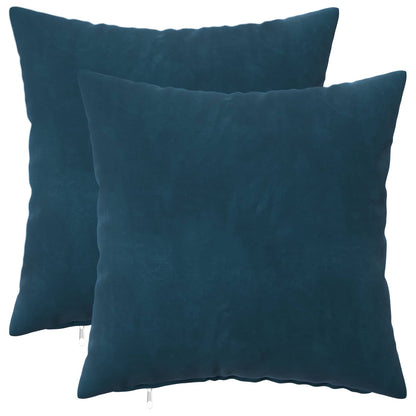 Cushion Cover 2 pcs HEERLEN Blue 35 x 35 cm Velvet
