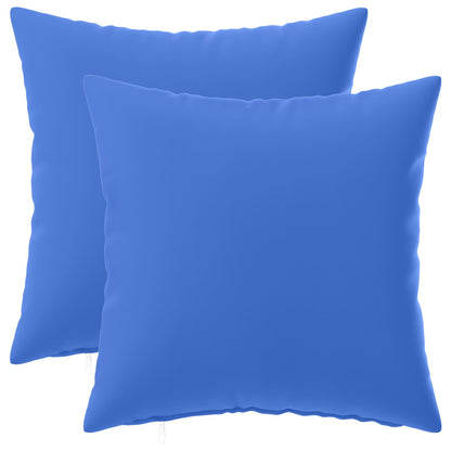 Cushion Cover 2 pcs HEERLEN Royal Blue 35 x 35 cm Polyester
