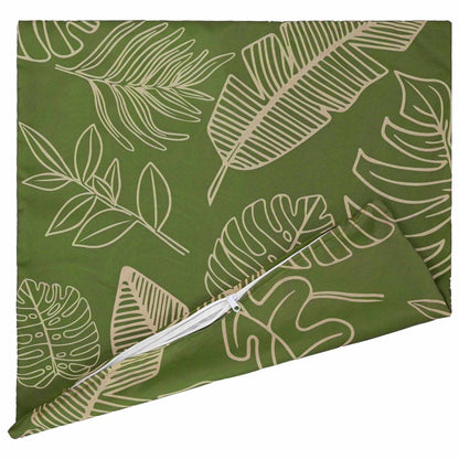 Cushion Cover 2 pcs HEERLEN Leaf Design 35 x 35 cm Polyester