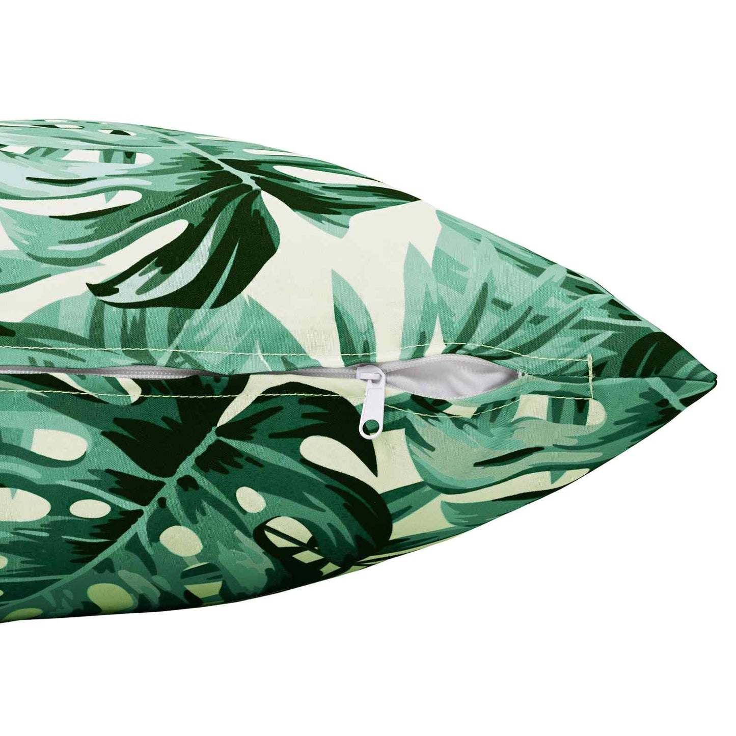 Cushion Cover 6 pcs HEERLEN Leaf Pattern 35 x 35 cm Polyester