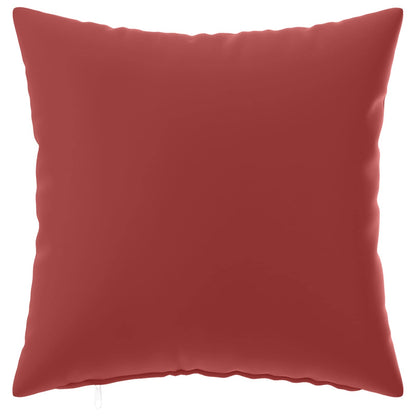 Cushion Cover 6 pcs HEERLEN Wine Red 35 x 35 cm Polyester