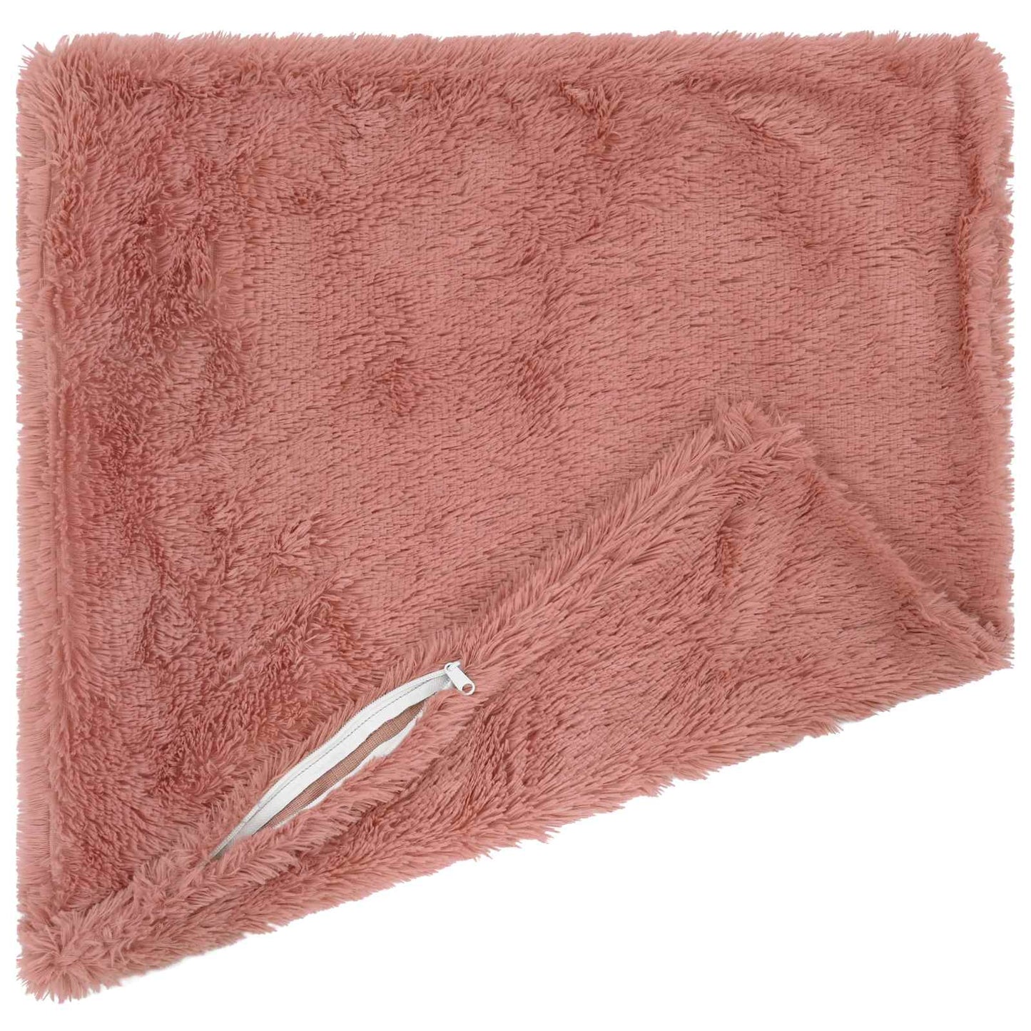 Cushion Cover 2 pcs HEERLEN Pink 35 x 35 cm PV Fleece