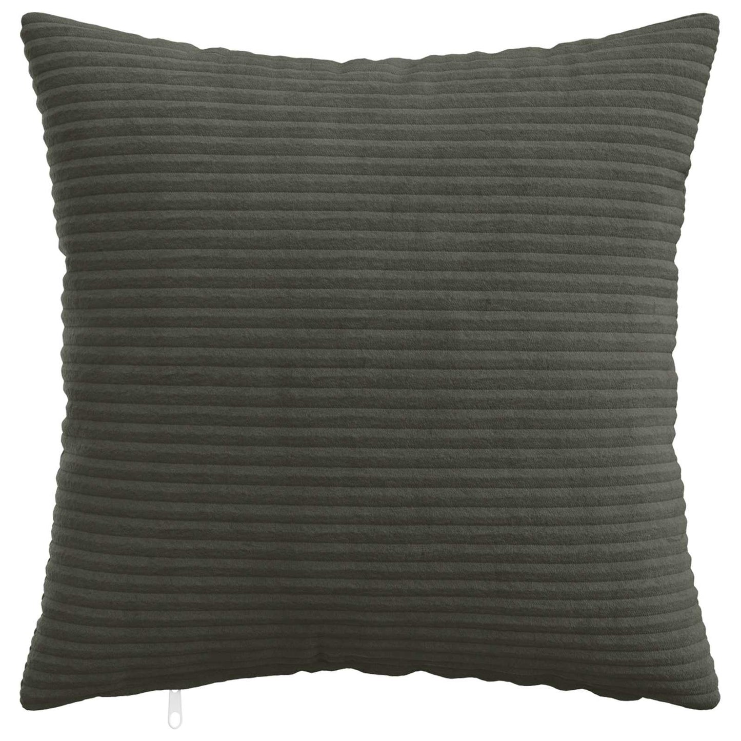 Cushion Cover 12 pcs HEERLEN Anthracite 40 x 40 cm Corduroy