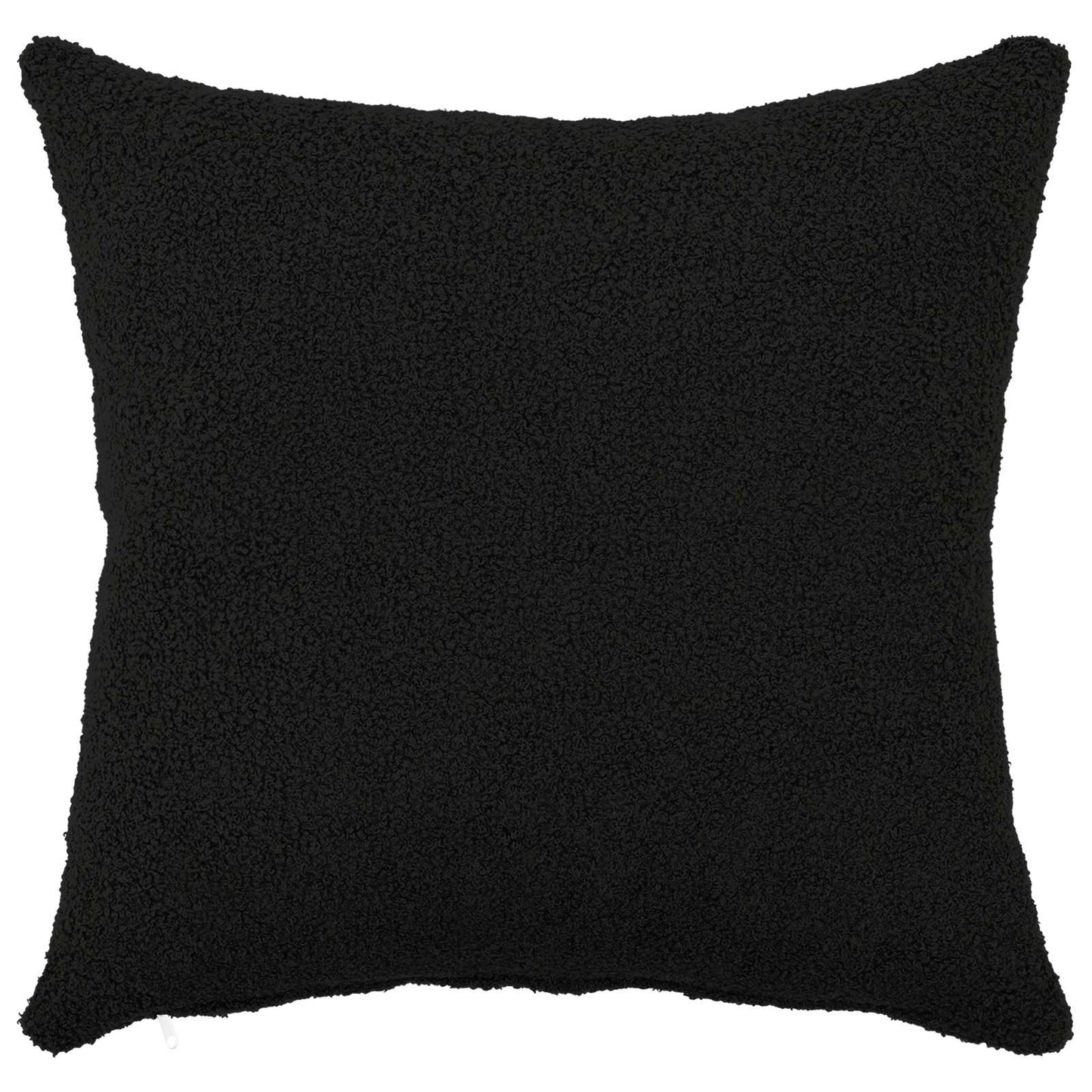 Cushion Cover 12 pcs HEERLEN Black 40 x 40 cm Bouclé