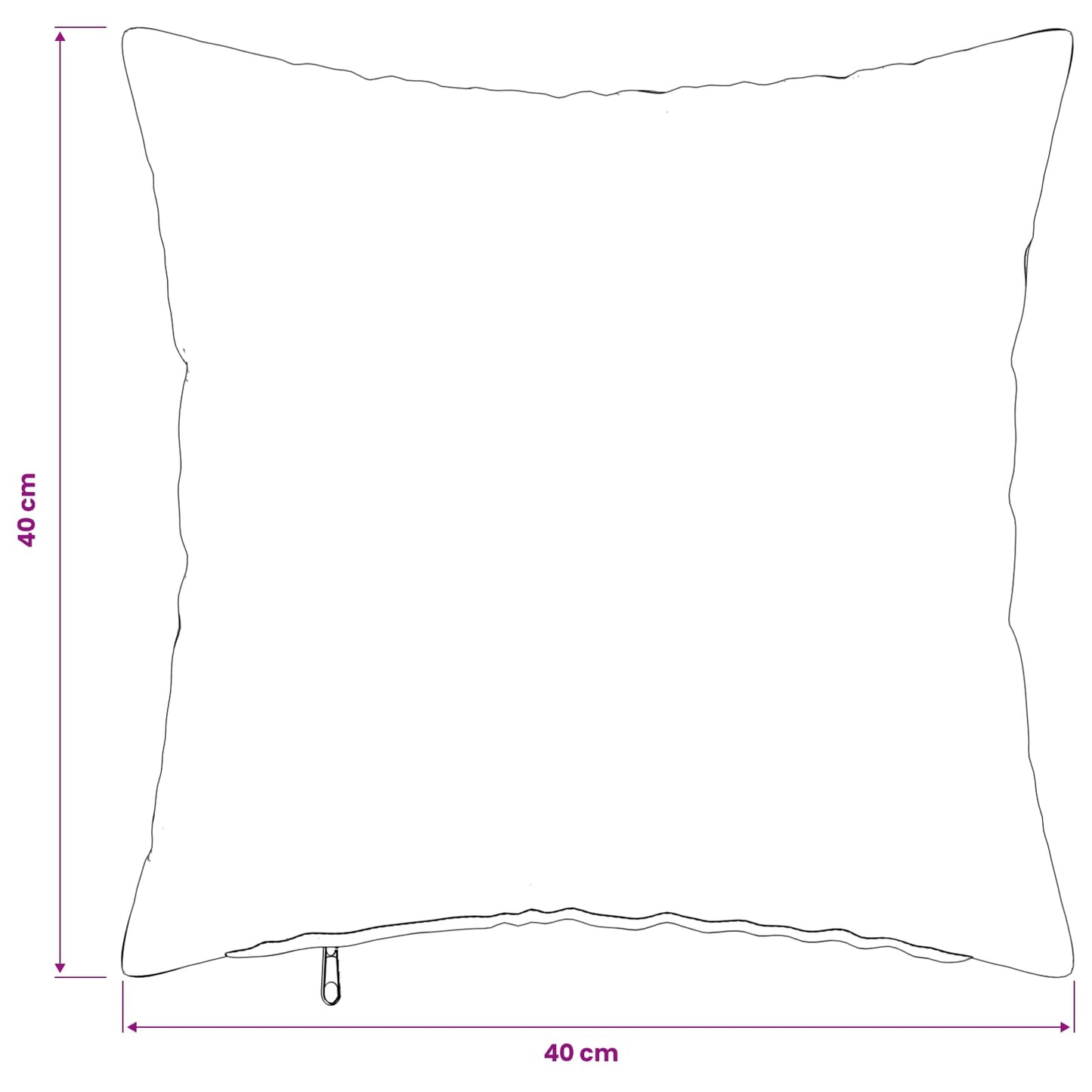 Cushion Cover 12 pcs HEERLEN Beige 40 x 40 cm Bouclé
