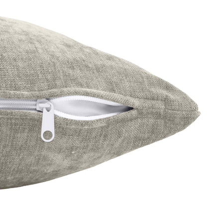 Cushion Cover 12 pcs HEERLEN Light Grey 40 x 40 cm