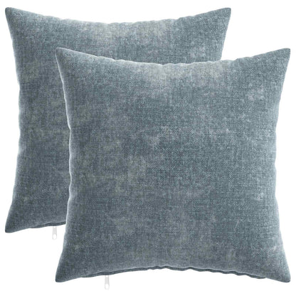 Cushion Cover 2 pcs HEERLEN Light Blue 40 x 40 cm