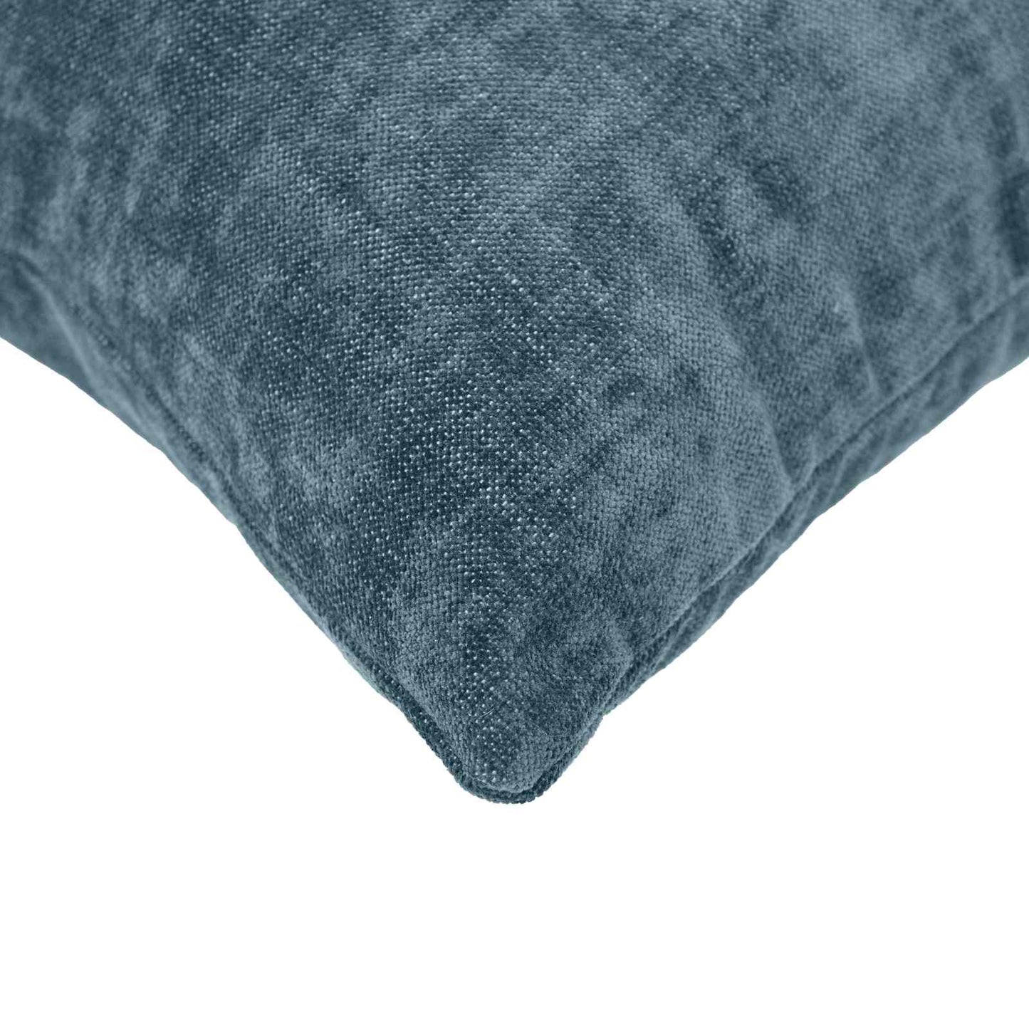 Cushion Cover 12 pcs HEERLEN Blue 40 x 40 cm Chenille Fabric